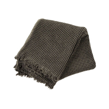 Charcoal Waffle Throw - Foundation Goods
