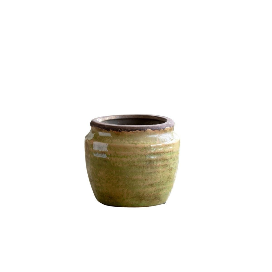 Chartreuse Glazed Ginger Jar - Foundation Goods