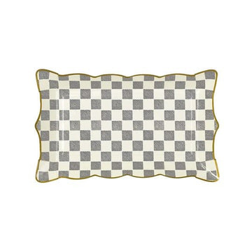 Checkered Paper Trays - Foundation Goods