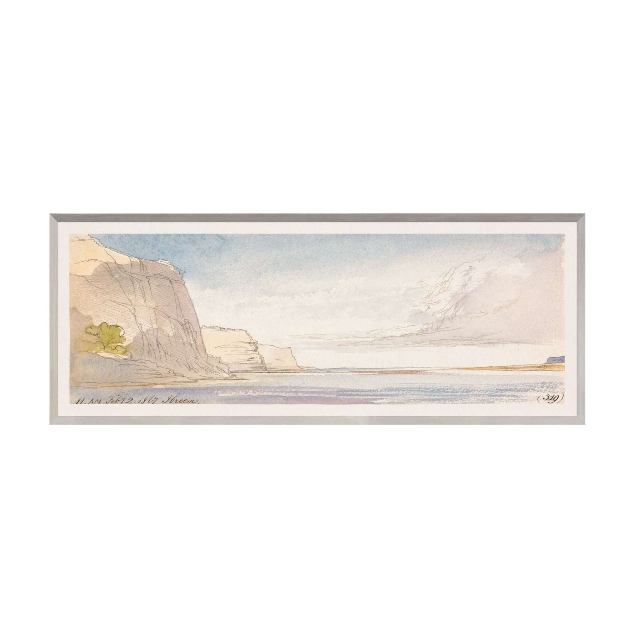 'Edward Lear Watercolor IV' Framed Art - Foundation Goods