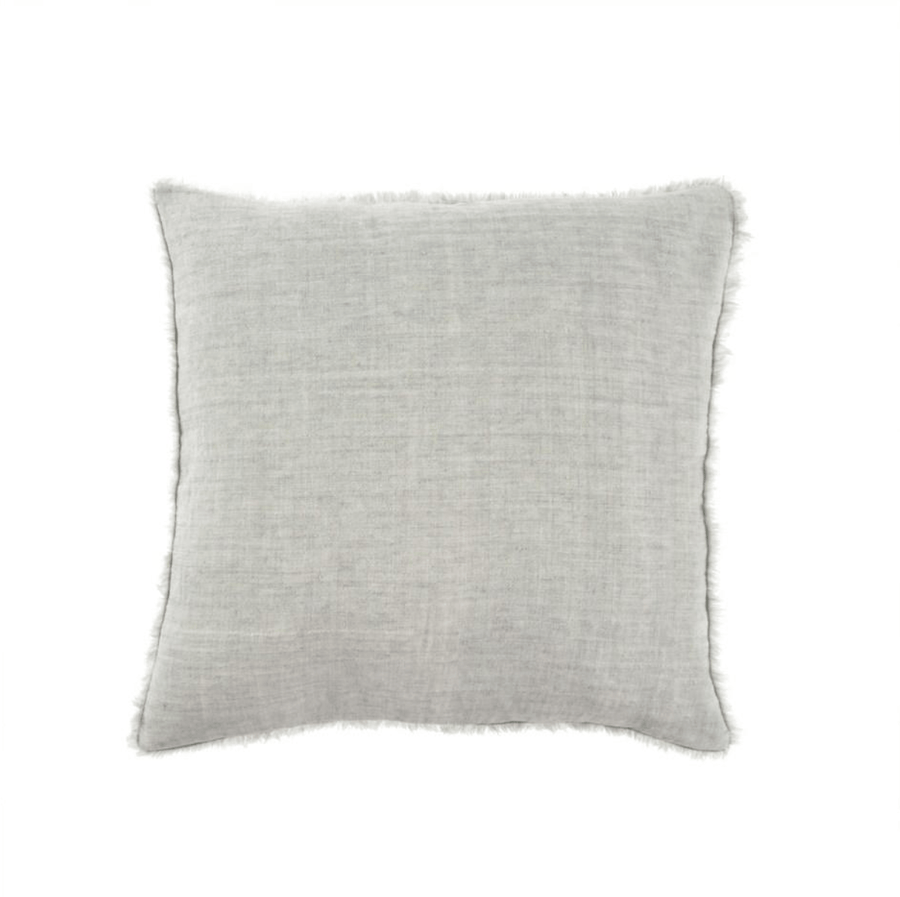 Flint Gray Lina Linen Pillow - Foundation Goods