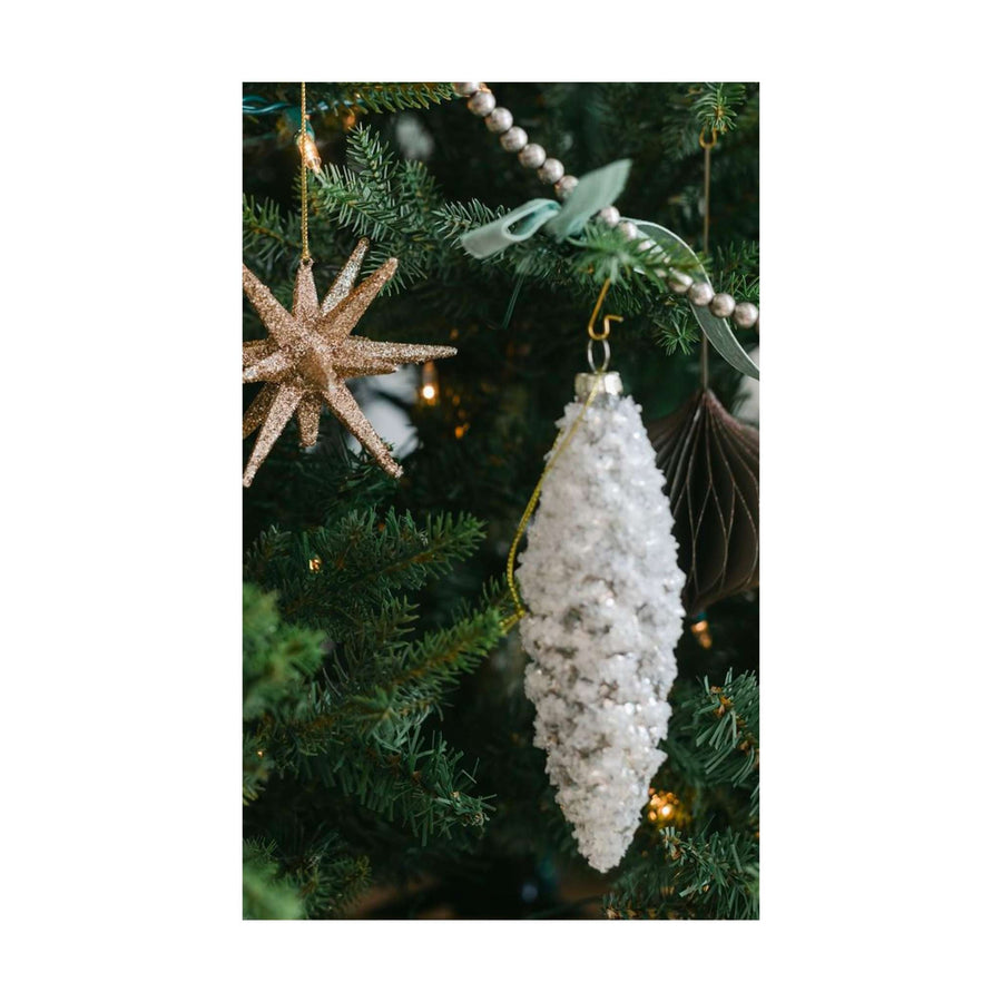 Frosted Pine Ornament - Foundation Goods