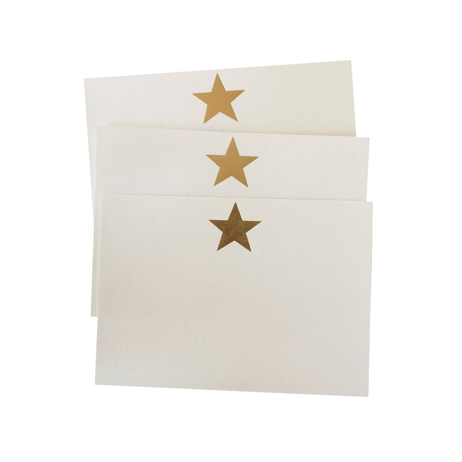 Gold Star Note Cards (Set of 10) - Foundation Goods