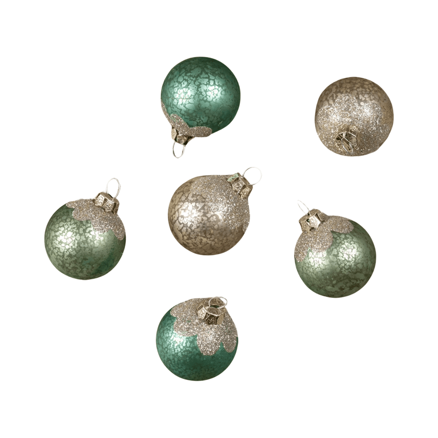 Green and Gold Ornament Set - Foundation Goods