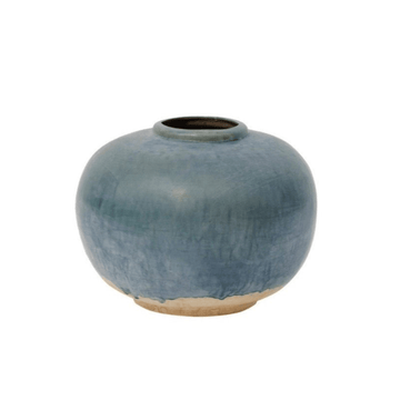 Green Ceramic Round Pot - Foundation Goods