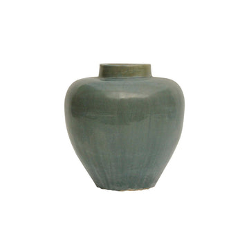 Green Vintage Tapered Vase - Foundation Goods