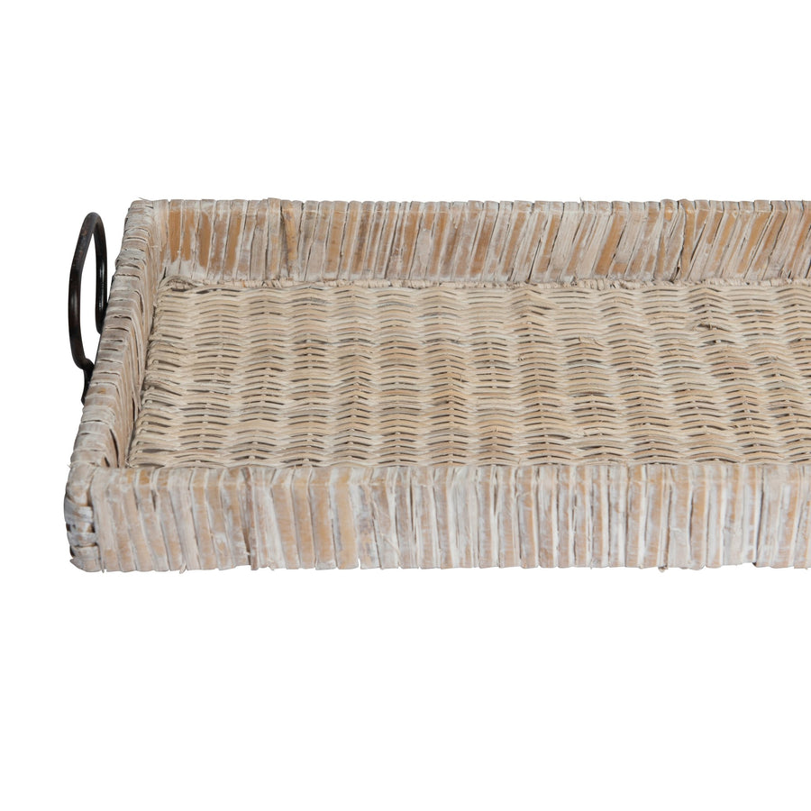 Hyannis Rattan Tray - Foundation Goods