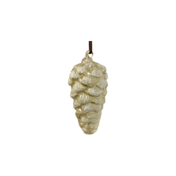 Iced White Pinecone Ornament - Foundation Goods