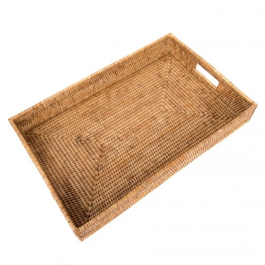 Iva Rectangle Rattan Tray - Foundation Goods