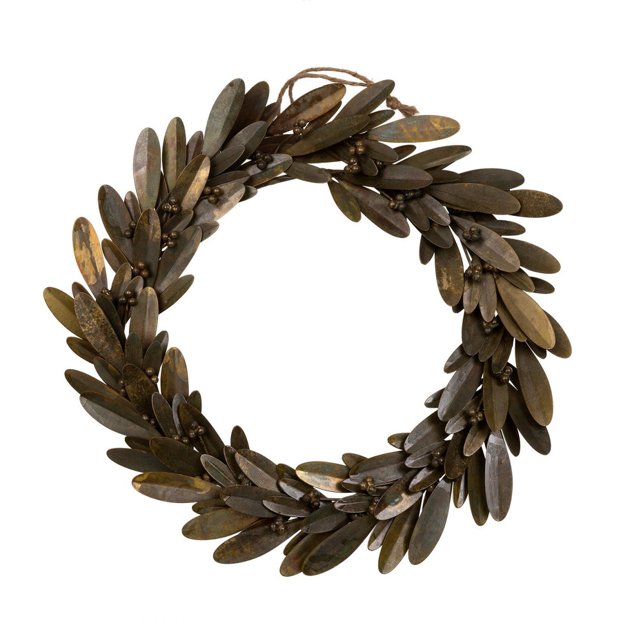 Laurel Wreath Brass Patina - Foundation Goods