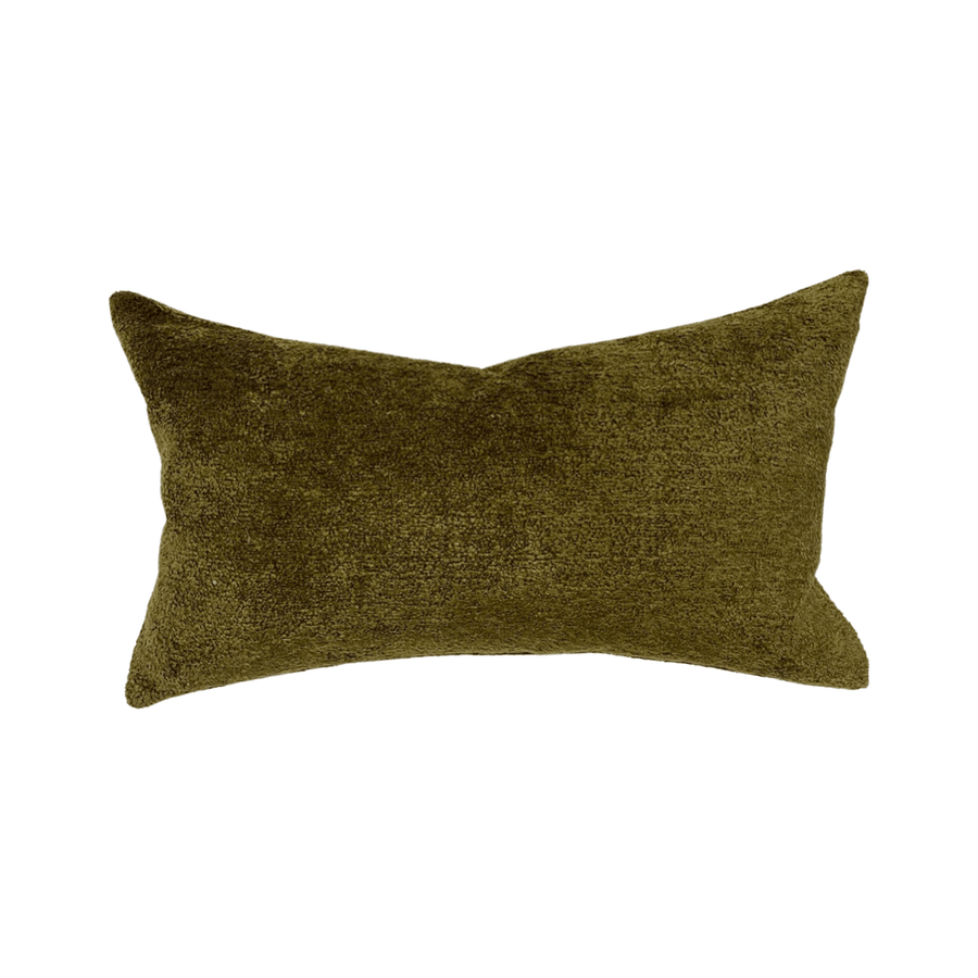 Moss Sherpa Lumbar Pillow - Foundation Goods