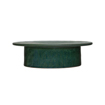Moss Stoneware Pedestal - Foundation Goods