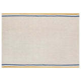 Normandy Natural Mustard & Blue Tea Towel - Foundation Goods