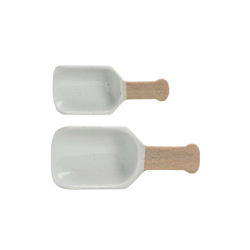 Ojai Porcelain Scoops - Foundation Goods