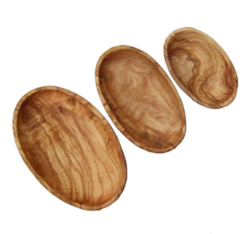 Olive Wood Oval Dishes - Foundation Goods