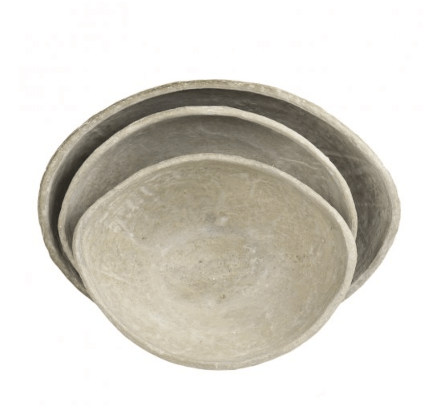 Organic Round Papier-Mâché Bowls - Foundation Goods