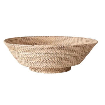 Rattan Footed Bowl - Foundation Goods