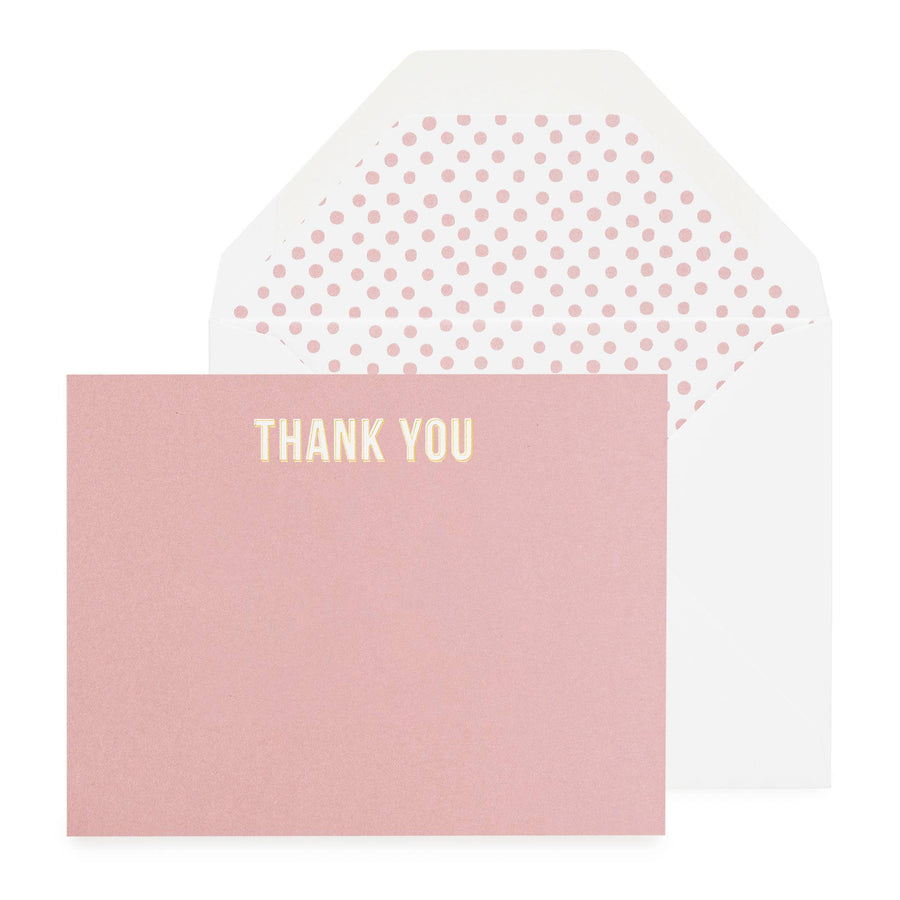Rose Thank You Card (Box of 6) - Foundation Goods
