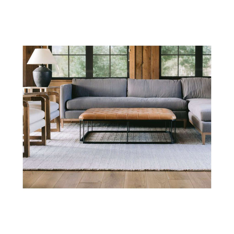 Saddle Sonora Ottoman - Foundation Goods