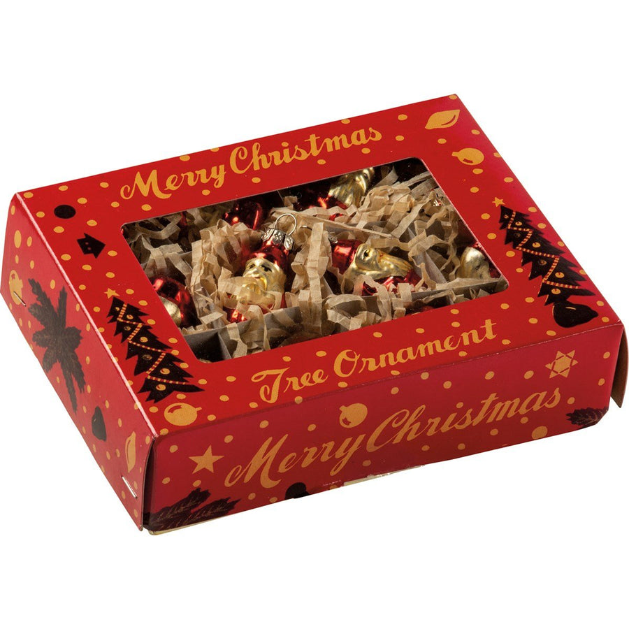 Santa Glass Mini Ornament Set - Foundation Goods