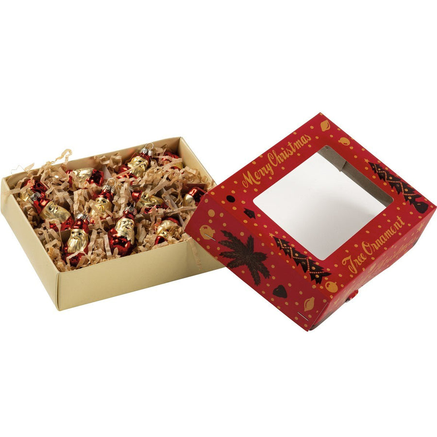 Santa Glass Mini Ornament Set - Foundation Goods