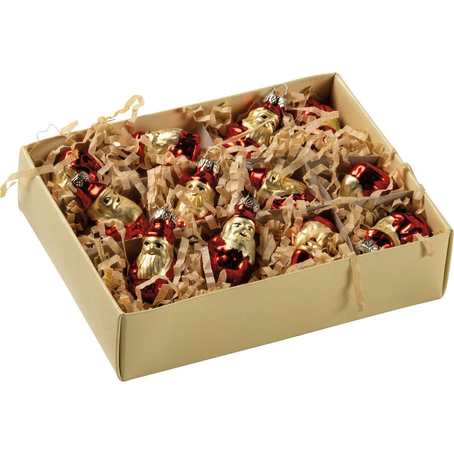Santa Glass Mini Ornament Set - Foundation Goods