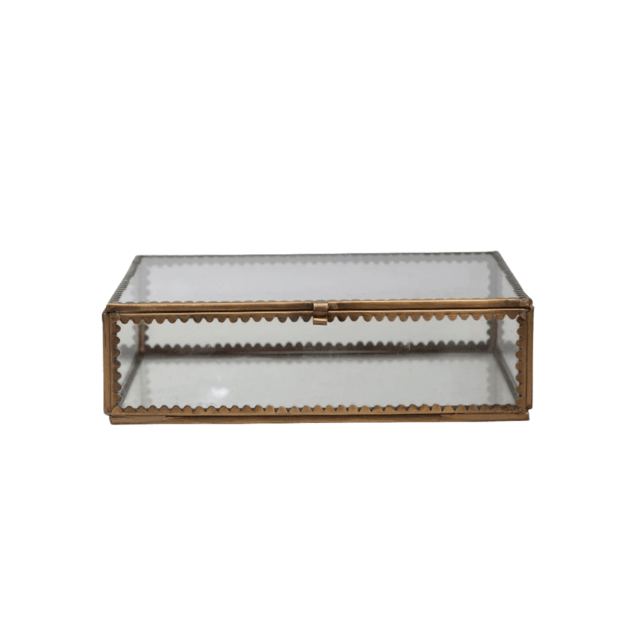 Scalloped Display Glass Box - Foundation Goods