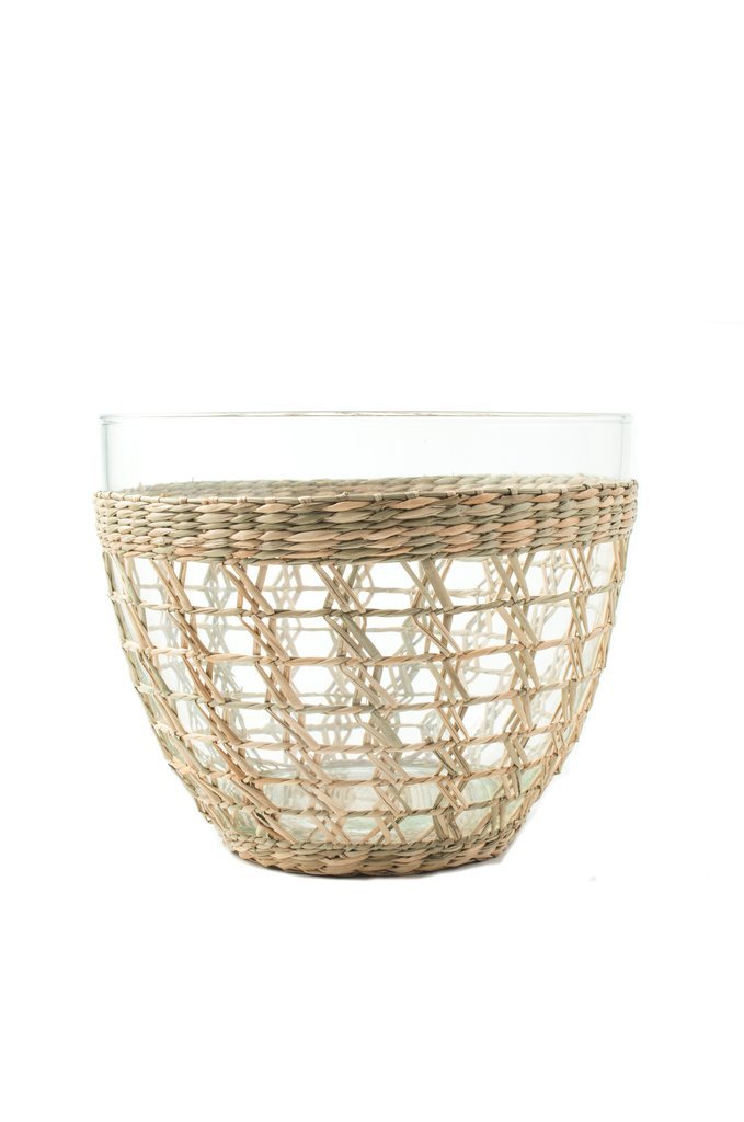 Seagrass Basket Salad Bowl - Foundation Goods