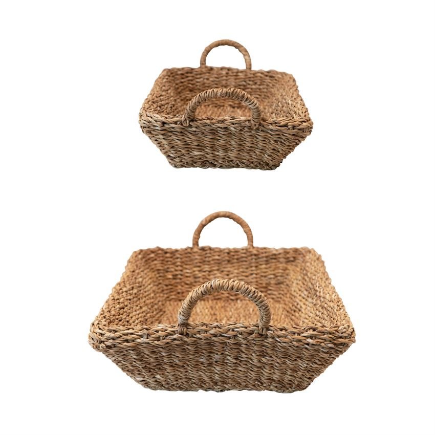 Seagrass Double Wall Tray - Foundation Goods