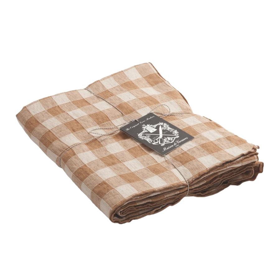 Simone French Gingham Tablecloth - Foundation Goods