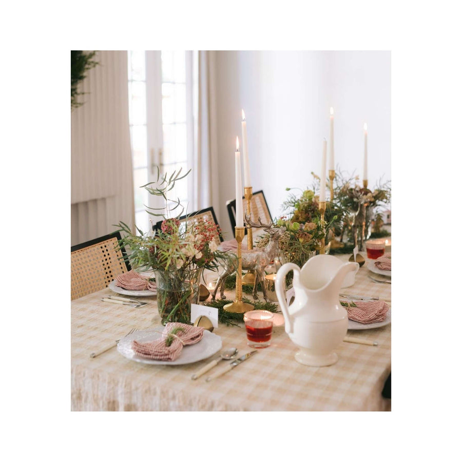 Simone French Gingham Tablecloth - Foundation Goods