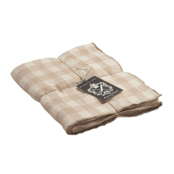 Simone French Gingham Tablecloth - Foundation Goods