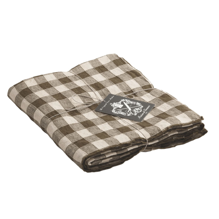 Simone French Gingham Tablecloth - Foundation Goods