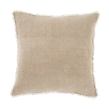 Small Oat Lina Linen Pillow - Foundation Goods