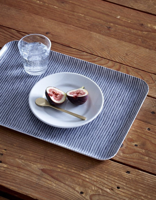 Snacktime Striped Linen Tray - Foundation Goods