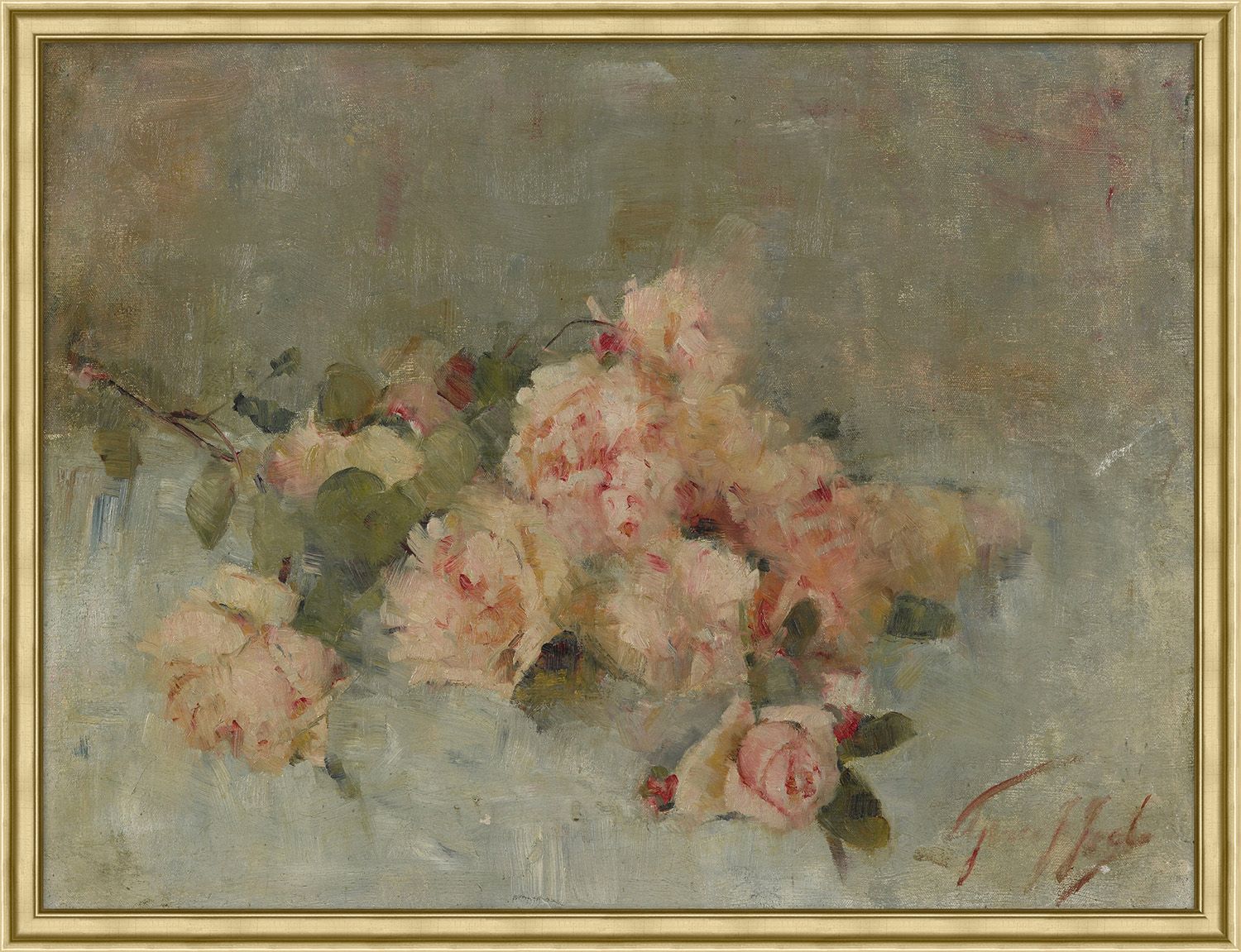 'Spanish War Roses' Framed Art - Foundation Goods