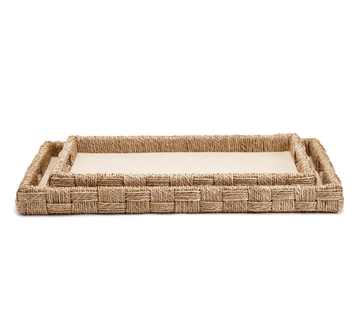 Square Weave Seagrass Tray - Foundation Goods