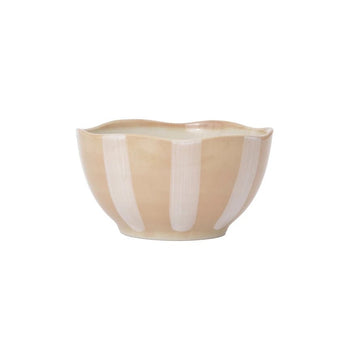 Striped & Scalloped Bowl - Foundation Goods