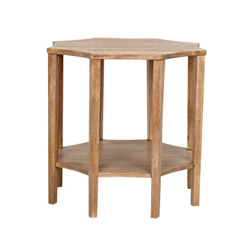 Washed Walnut Side Table - Foundation Goods