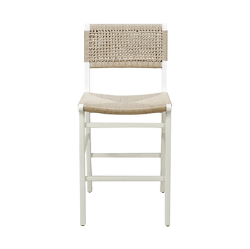 White Lucca Counter Stool - Foundation Goods