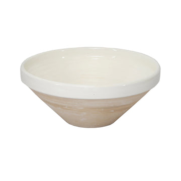 White Vintage Ceramic Bowl - Foundation Goods