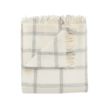 Windowpane Alpaca Marina Lambswool Throw - Foundation Goods