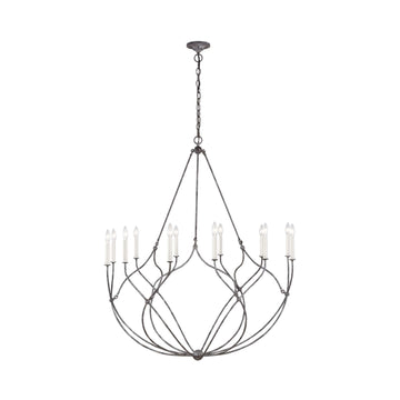 Winston Galvanized Chandelier - Foundation Goods