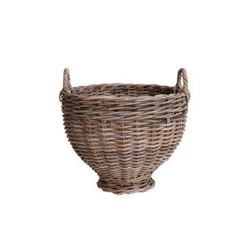 Woven Footed Basket - Foundation Goods